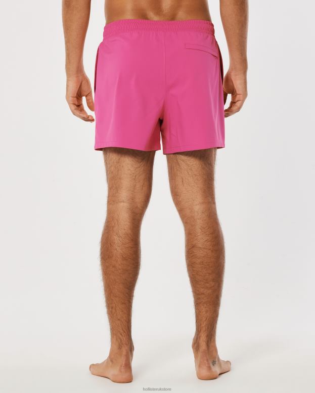 Bottoms Hollister Men Gilly Hicks Swim Trunks 5\\ 488201397 Dark Pink